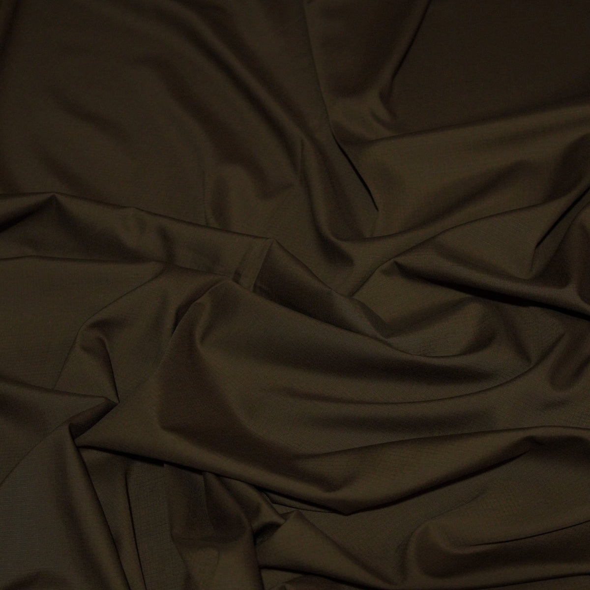 Khaki Brown Mini Ribstop – Four Season Wash & Wear