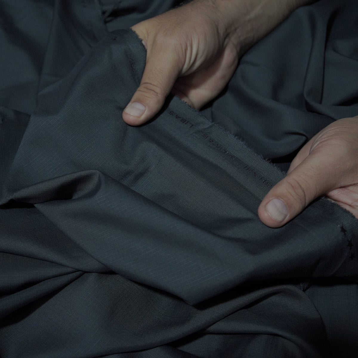 Grey Mini Ribstop – Four Season Wash & Wear