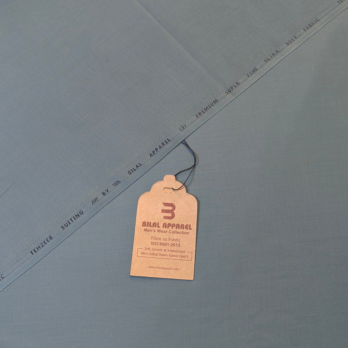 Ice Blue Tehzeeb – Wash & Wear Fabric